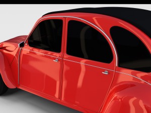 citroen 2cv rev 3D Model