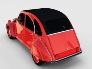 citroen 2cv rev 3D Model
