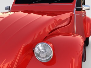 citroen 2cv rev 3D Model