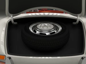 повністю змодельований mercedes 300sl gullwing rev 3D Модель