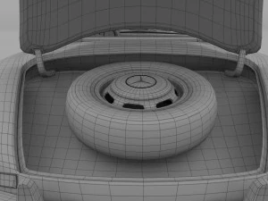 повністю змодельований mercedes 300sl gullwing rev 3D Модель