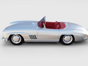 fully modelled mercedes 300sl roadster rev 3D Model