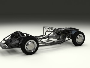 fully modelled mercedes 300sl roadster rev Modelo 3D