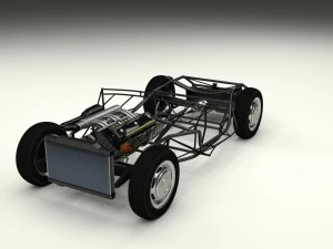 fully modelled mercedes 300sl roadster rev 3D Model