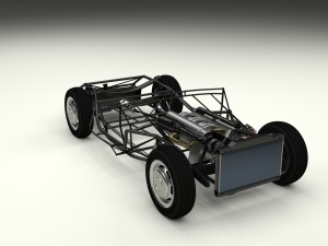 fully modelled mercedes 300sl roadster rev Modelo 3D