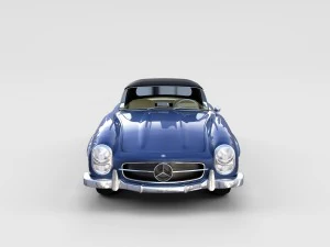 mercedes 300sl roaster top rev 3D Model