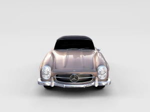 mercedes 300sl roadster top up rev 3D Model