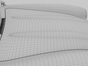 mercedes 300sl roadster top up rev Modello 3D