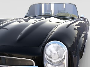 mercedes 300sl roadster w198 rev Modelo 3D