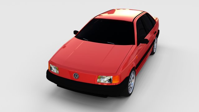 volkswagen passat b3 rev Modèle 3D .c4d .max .obj .3ds .fbx .stl .blend 