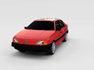 volkswagen passat b3 rev Modèle 3D
