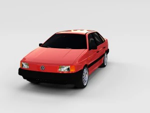 volkswagen passat b3 rev 3D Model