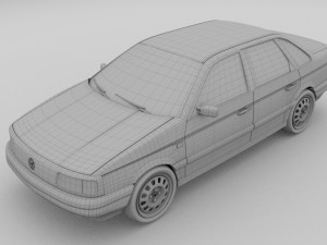 volkswagen passat b3 rev Modèle 3D