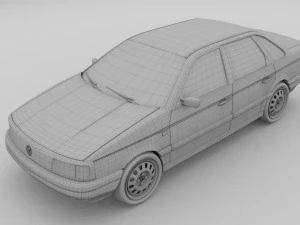 volkswagen passat b3 rev 3D Model