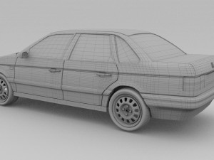 volkswagen passat b3 rev Modèle 3D