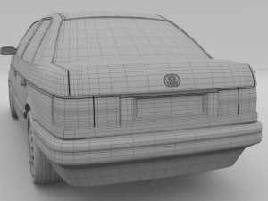 volkswagen passat b3 rev Modèle 3D