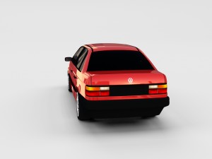 volkswagen passat b3 rev Modèle 3D