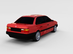 volkswagen passat b3 rev Modèle 3D