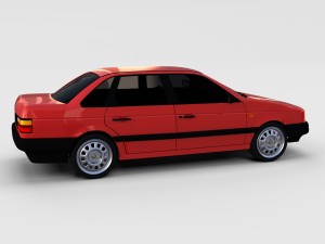 volkswagen passat b3 rev Modèle 3D