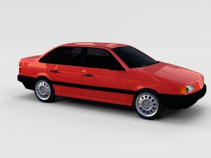 volkswagen passat b3 rev Modèle 3D