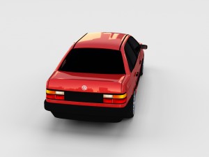 volkswagen passat b3 rev Modèle 3D