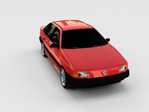 volkswagen passat b3 rev Modèle 3D