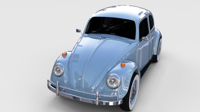vw beetle rev 3D Модель .c4d .max .obj .3ds .fbx .stl .blend 