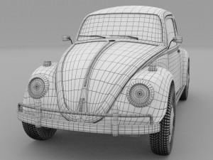 vw beetle rev 3D Модель
