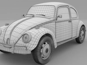 vw besouro rev Modelo 3D