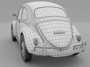 vw beetle rev 3D Модель