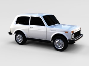 lada niva rev Model 3D