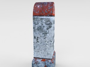 low poly milestone 3D Model
