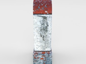low poly milestone 3D Model