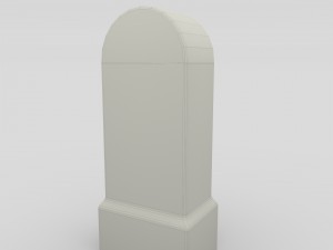 low poly milestone 3D Model