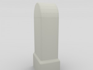 low poly milestone 3D Model
