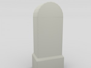 low poly milestone 3D Model