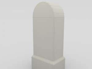 low poly milestone 3D Model