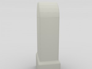 low poly milestone 3D Model