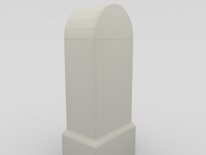 low poly milestone 3D Model