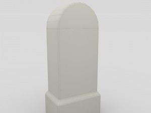 low poly milestone 3D Model