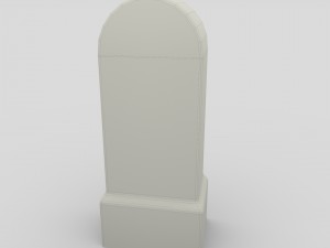 low poly milestone 3D Model