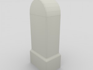 low poly milestone 3D Model
