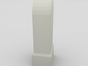 low poly milestone 3D Model