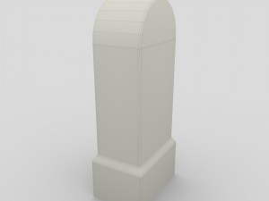low poly milestone 3D Model