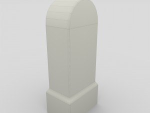 low poly milestone 3D Model