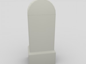 low poly milestone 3D Model