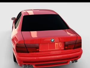 bmw serie 8 e31 rev Modello 3D