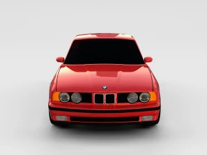 5 series bmw e34 rev 3D Model