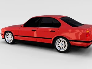 5 series bmw e34 rev 3D Model