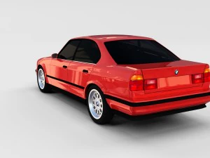 5 series bmw e34 rev 3D Model